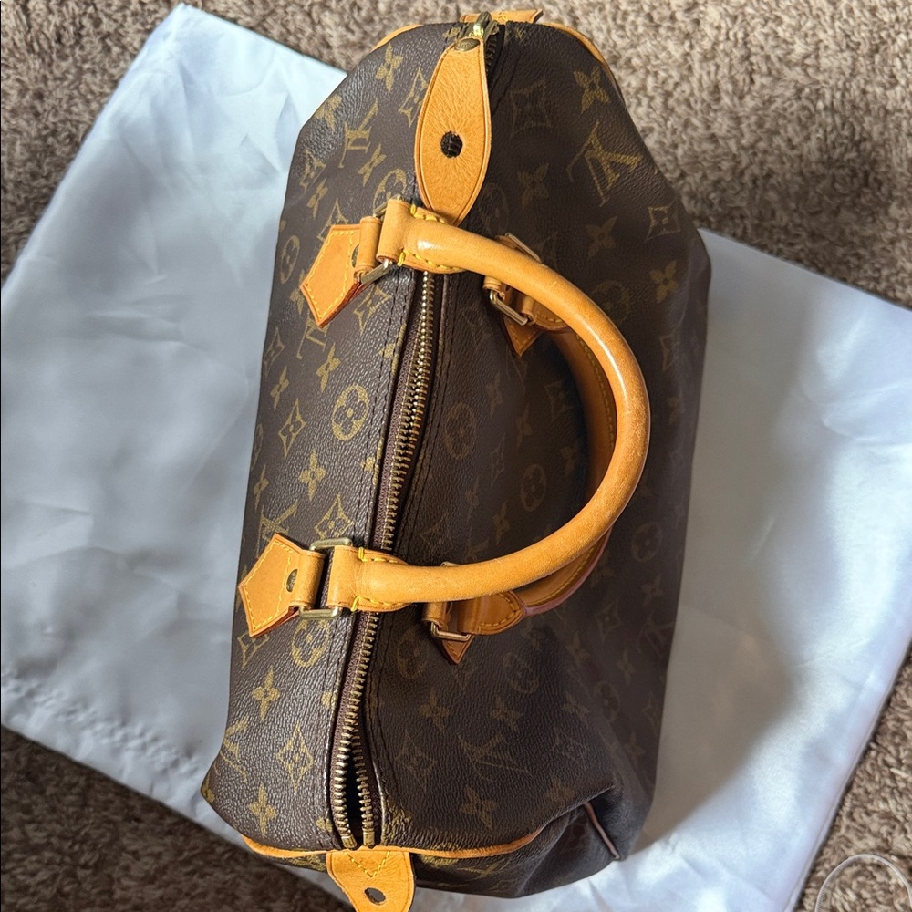 Louis Vuitton Monogram Speedy Handbag -1 - Picture 4 of 12